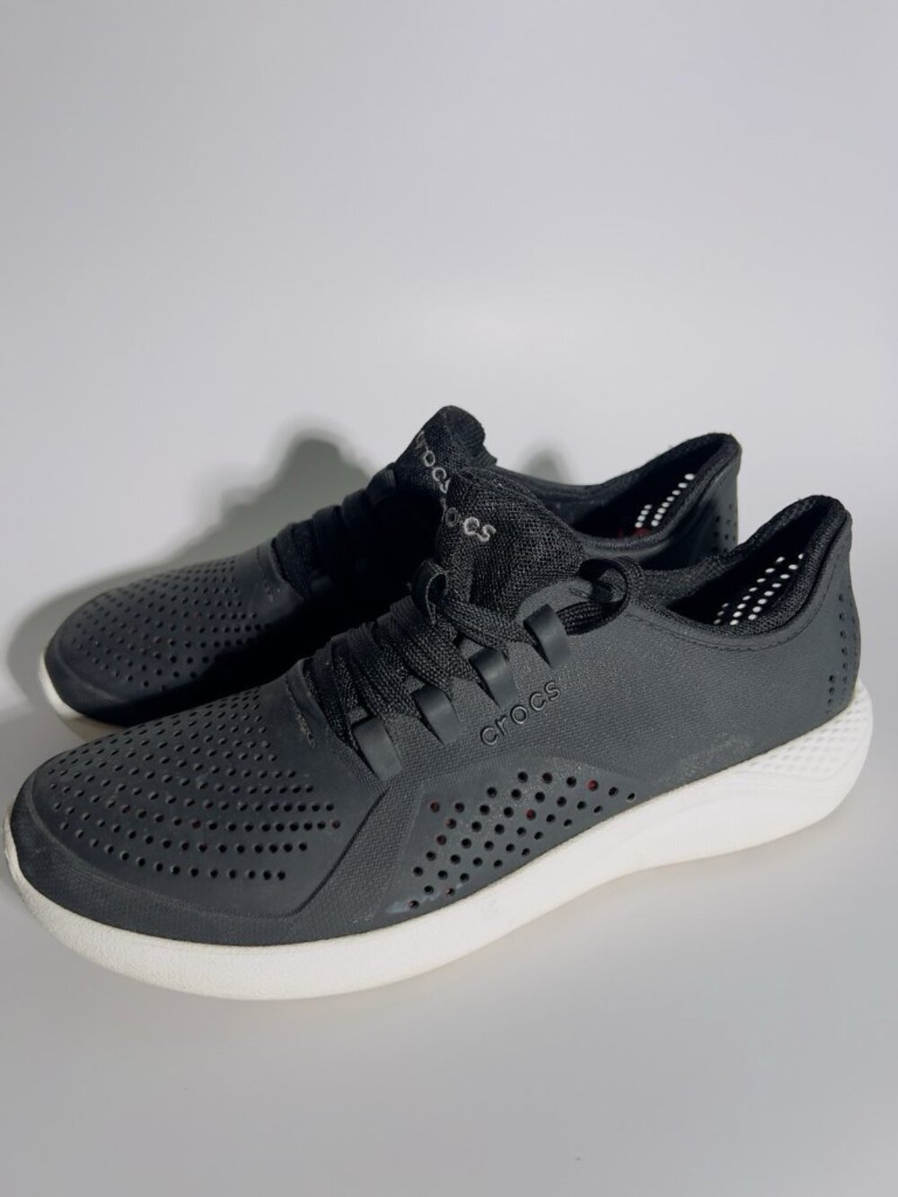 Crocs LiteRide Pacer Women’s Size 9 Black Athletic Sneakers - Picture 7 of 13